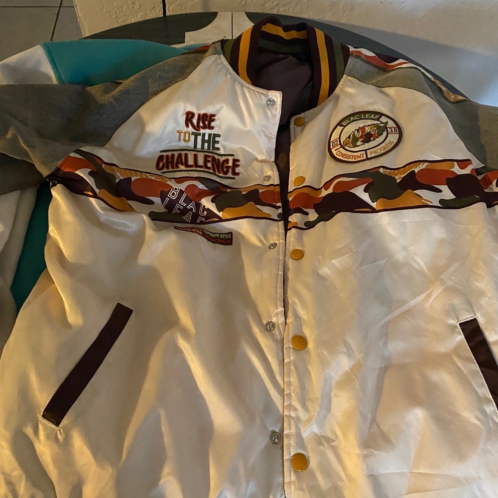 Men’s Black leaf Jacket